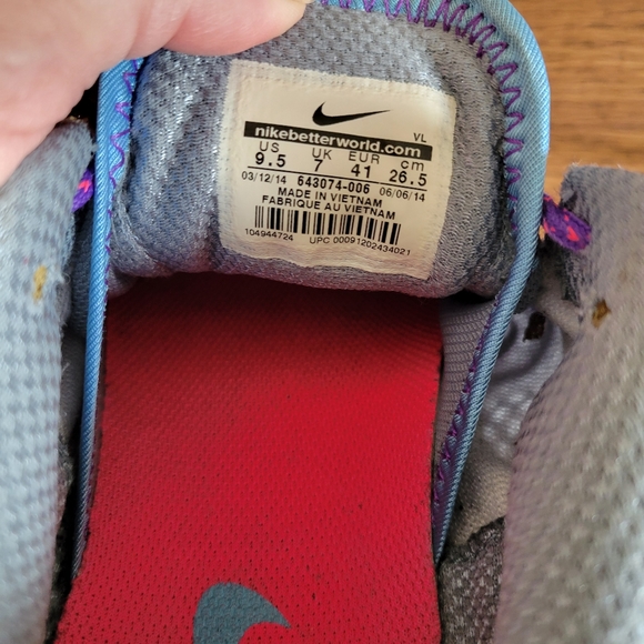 Nike Wild Trail Womens Running Shoes Size 9.5 - Picture 9 of 11